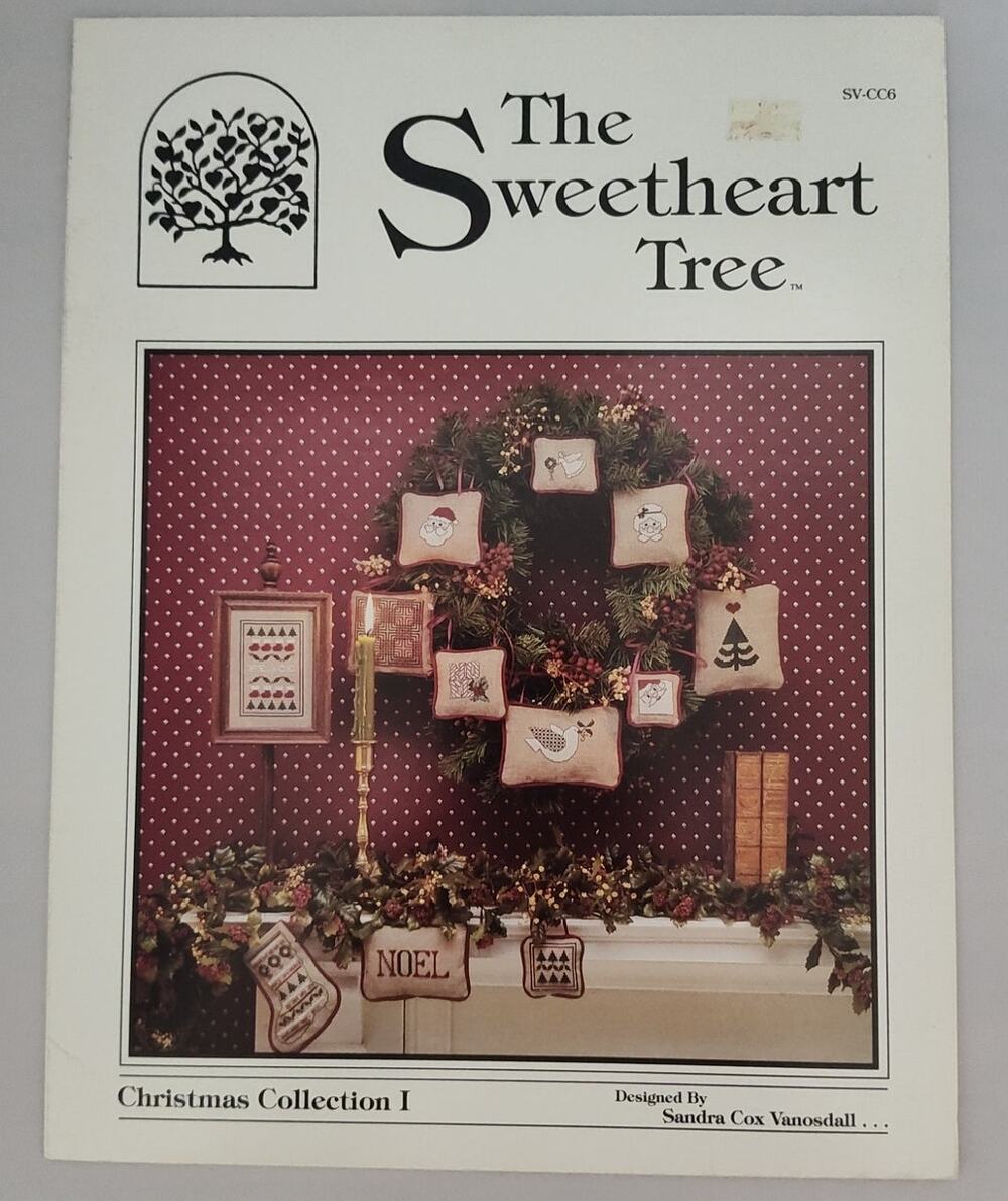 The Sweetheart Tree Christmas Collection 1 Ornaments Santa Cross Stitch Patterns